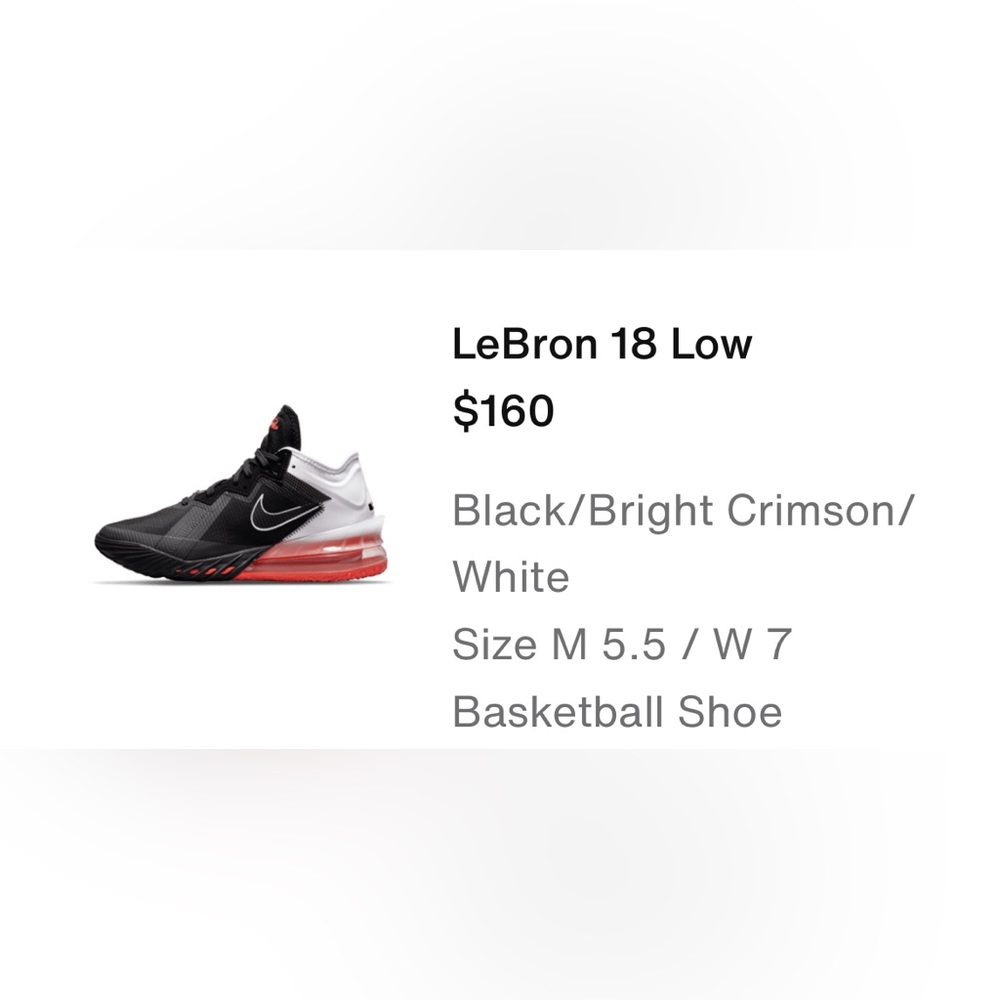 Lebrons basketball shoes. Women’s 7. Men’s 5.5.
